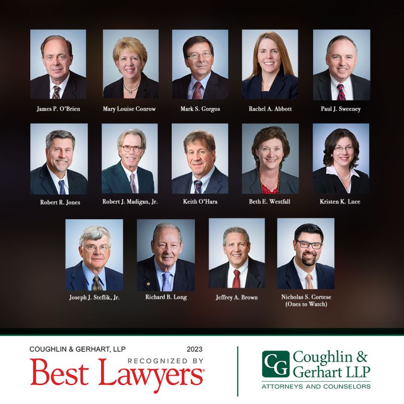 Group Photo Of Professionals At Coughlin & Gerhart LLP